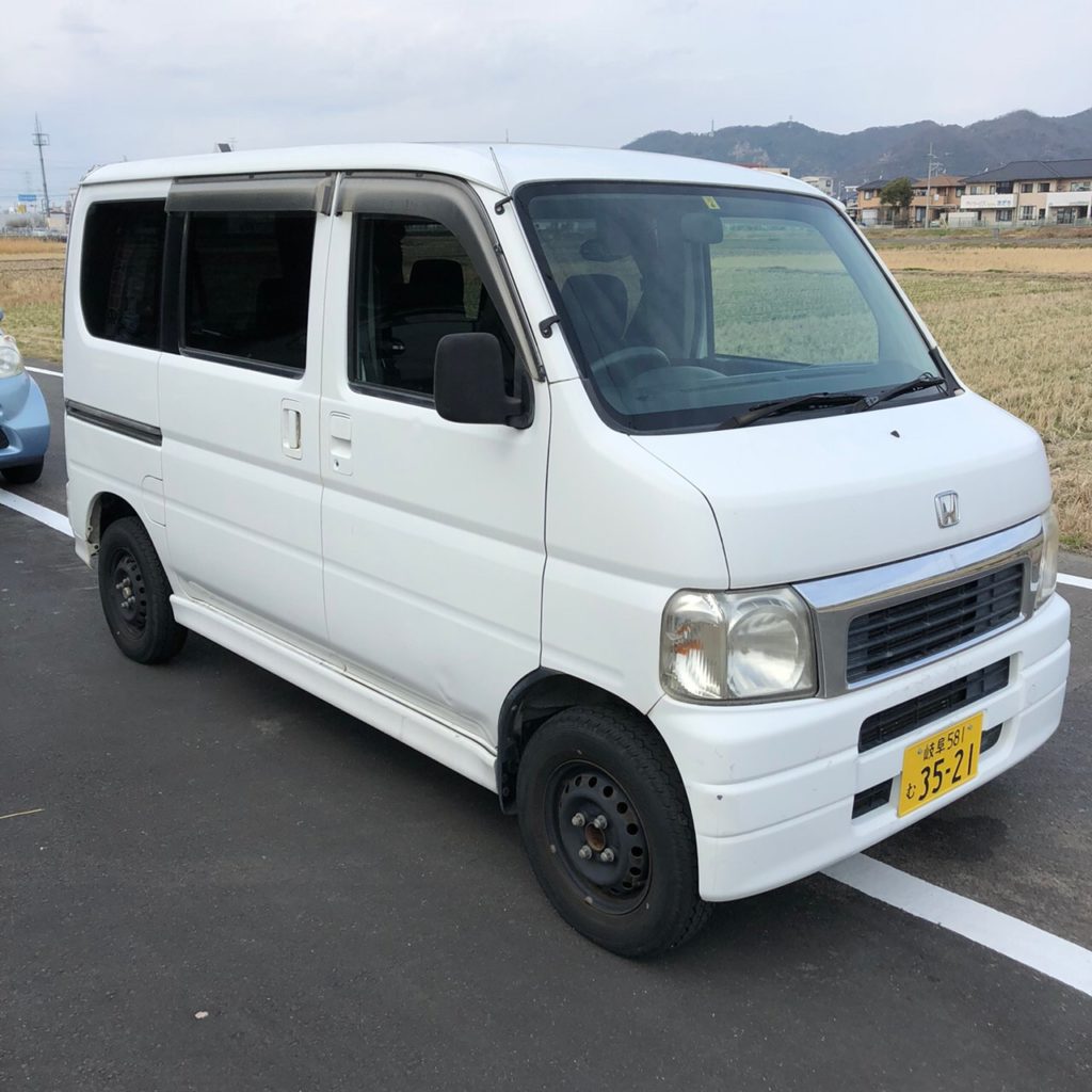 sold】総額9.8万円 タイベル交換済み！平成12年式 ホンダ バモス M (HM1) 16.5万キロ 車検令和3年4月 カラー：シロ 系 |  岐阜激安中古車ショップ【ウェリナU15】