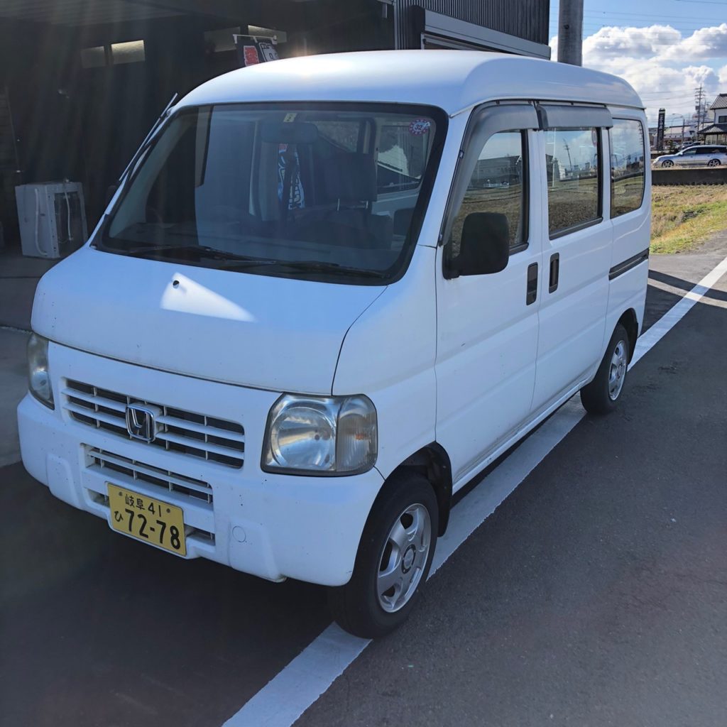 【sold】総額7.8万円 平成13年式 ホンダ 4WDアクティバン SDX(HH6) 17.3万キロ 車検令和3年2月 ホワイト |  岐阜激安中古車ショップ【ウェリナU15】