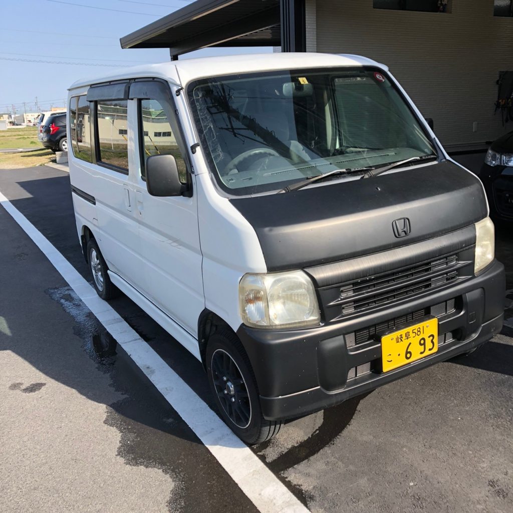 sold】総額10.8万円 平成14年式 ホンダ バモス（HM1) 11.5万キロ 車検令和3年5月 ホワイト  岐阜激安中古車ショップ【ウェリナU15】