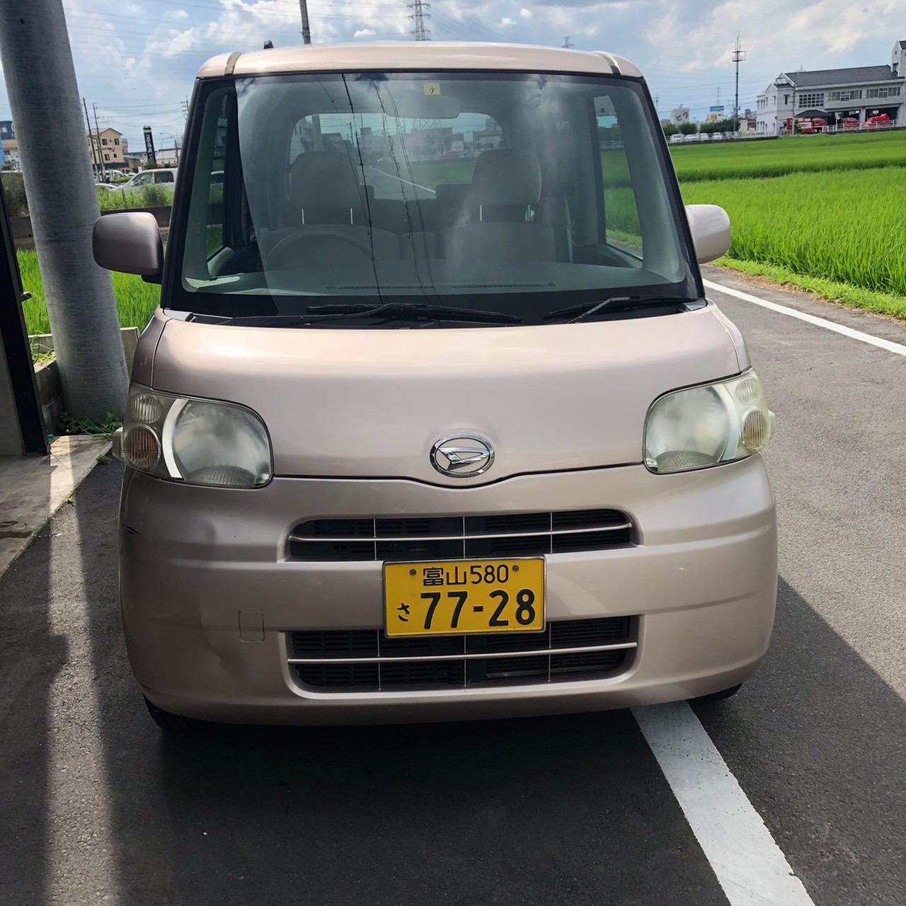 車・バイク・自転車平成20年式 タントカスタムRSターボ L375S 部品取り 丸車