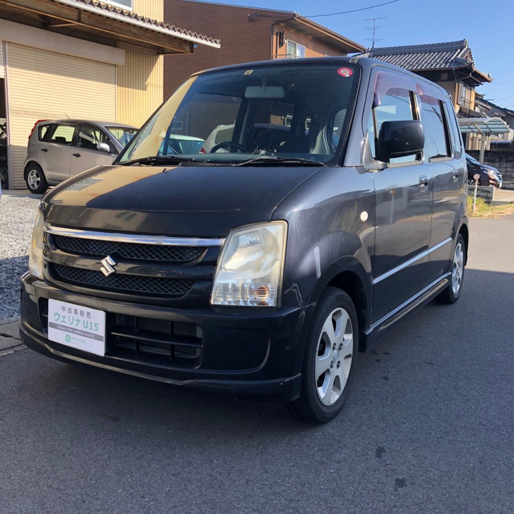 【sold】総額6.9万円☆4WD☆Tチェーン☆シートヒーター☆平成18年式 スズキ ワゴンR FXリミテッド(MH21S) 10.5万キロ 車検令和3年5月  ブラック | 岐阜激安中古車ショップ【ウェリナU15】