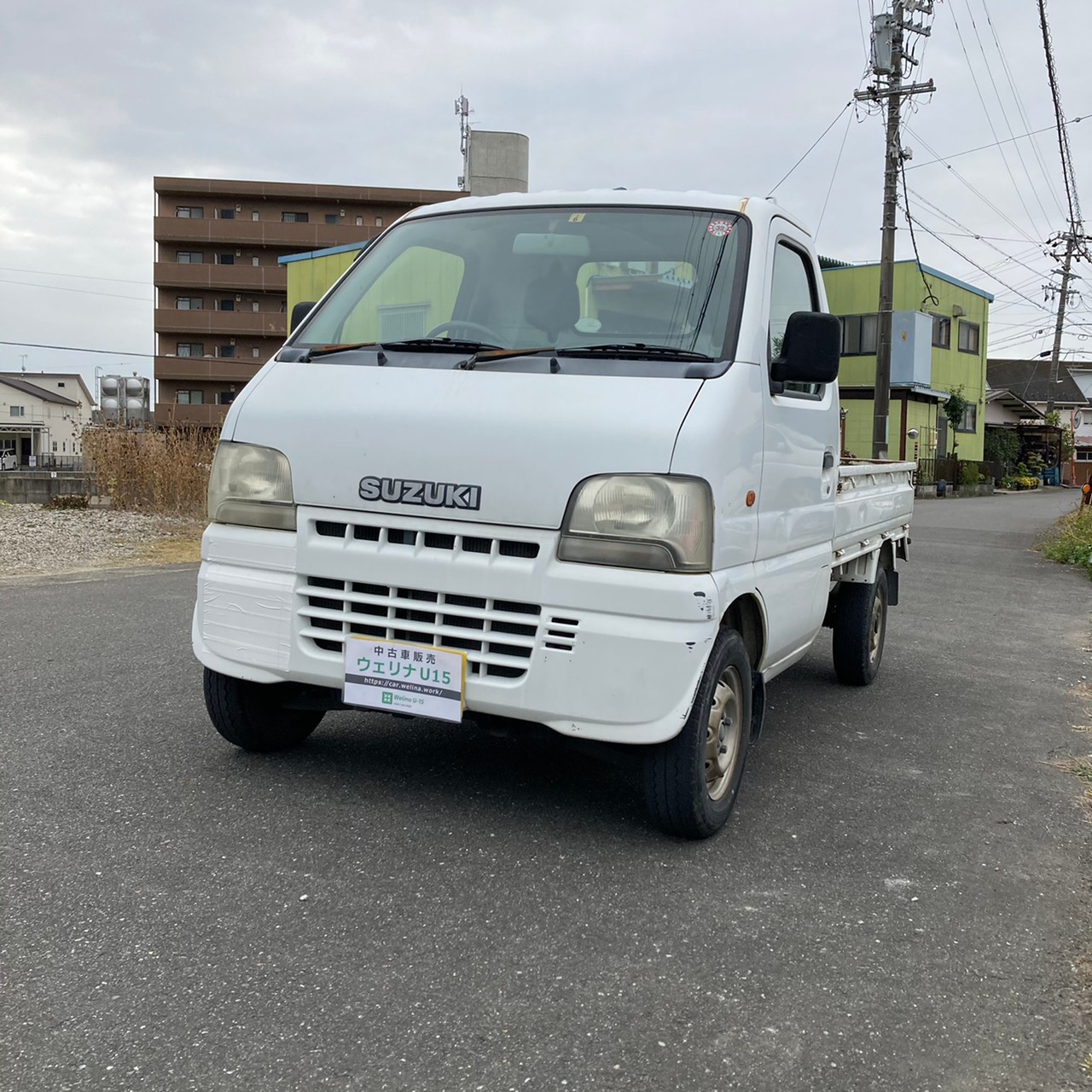 Sold 総額10 9万円 人気の軽トラ エアコン付 平成13年式 スズキ キャリートラック Ku Da52t 1万キロ 車検令和3年6月 ホワイト 岐阜激安中古車ショップ ウェリナu15