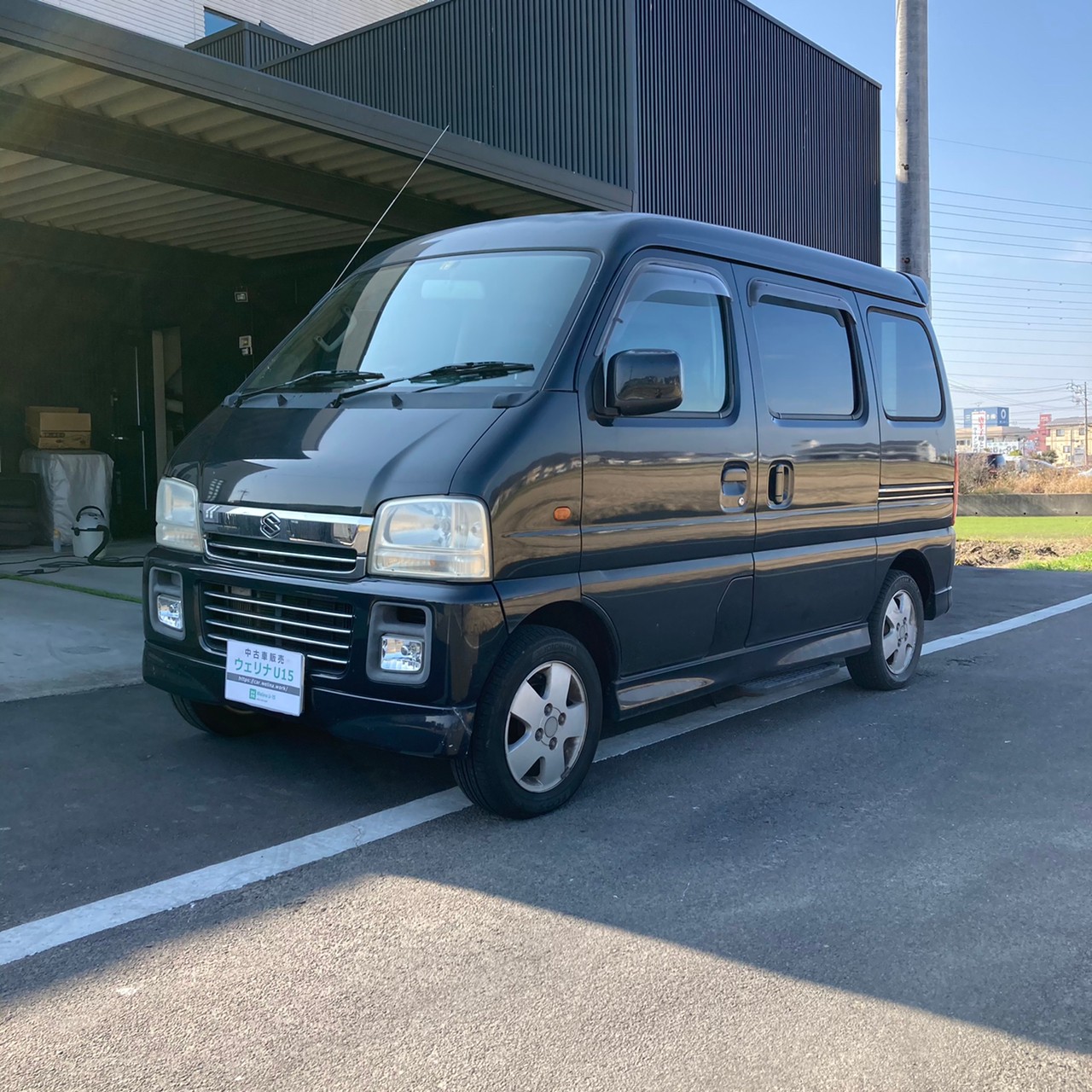 Sold 総額16 9万円 車検取り立て ターボ 4wd 平成15年式 スズキ エブリィワゴン ジョイポップターボ Da62w 15 3万キロ 車検令和4年11月 ブラック 岐阜激安中古車ショップ ウェリナu15