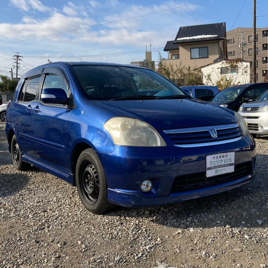 【sold】総額14.9万円 車検ロング Pスライド Tチェーン 平成15年式 トヨタ ラウム Sパッケージ(NCZ20)1500cc 13.6万キロ  車検令和5年1月 ブルー | 岐阜激安中古車ショップ【ウェリナU15】