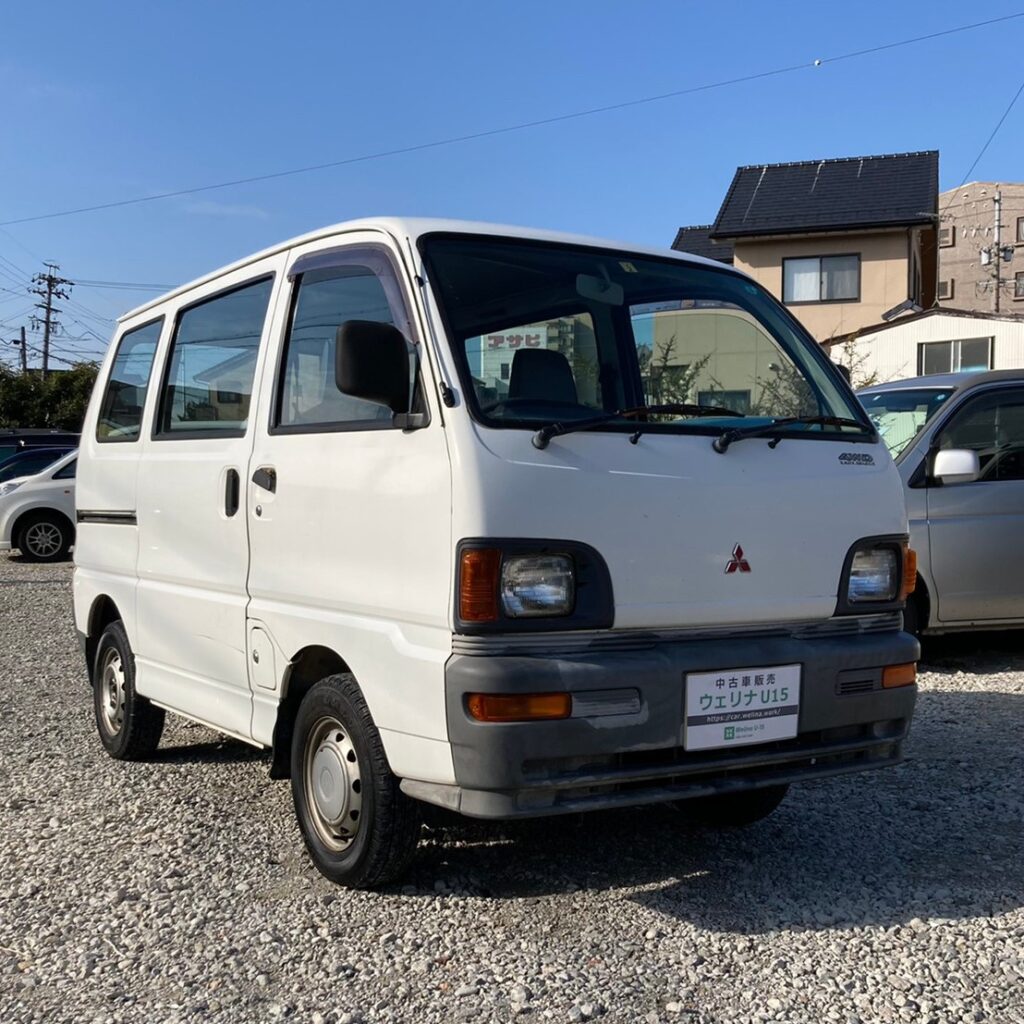 【sold】総額9.0万円 車検ロング 4WD 人気の軽箱バン 平成9年式 三菱 ミニキャブバン CS(U42V) 19.8万キロ 車検令和4年2月  ホワイト | 岐阜激安中古車ショップ【ウェリナU15】