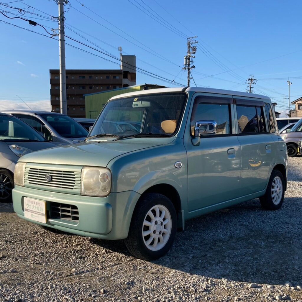 sold】総額6.0万円☆Tチェーン☆ツートンカラー☆平成14年式 スズキ アルトラパン X2(HE21S) 10.1万キロ 車検令和3年7月  グリーン | 岐阜激安中古車ショップ【ウェリナU15】