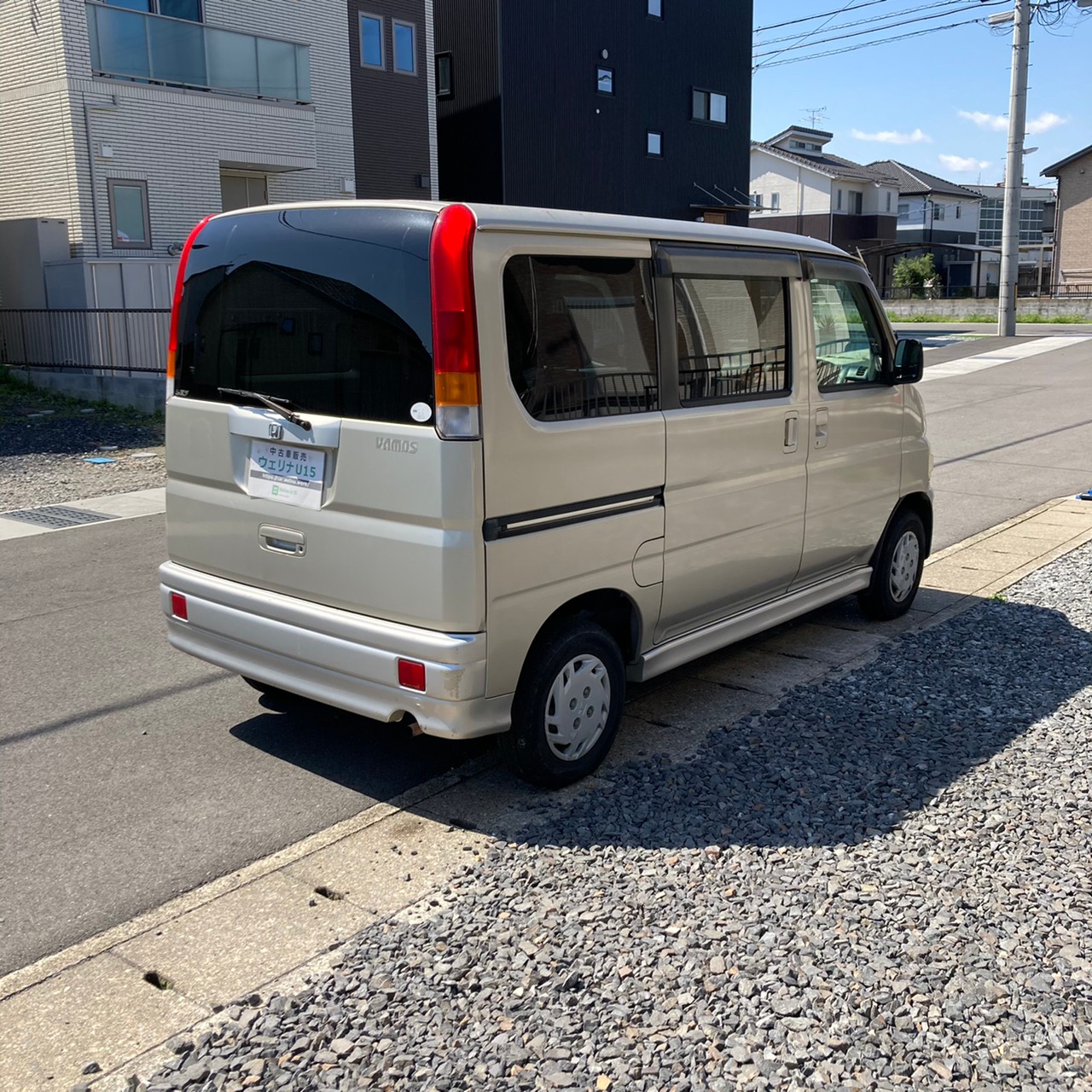 sold】総額12.0万円☆走行6万キロ台☆人気の軽箱☆平成12年式 ホンダ バモス (HM1) 6.3 万キロ 車検なし（別途車検受け可） ベージュ  | 岐阜激安中古車ショップ【ウェリナU15】