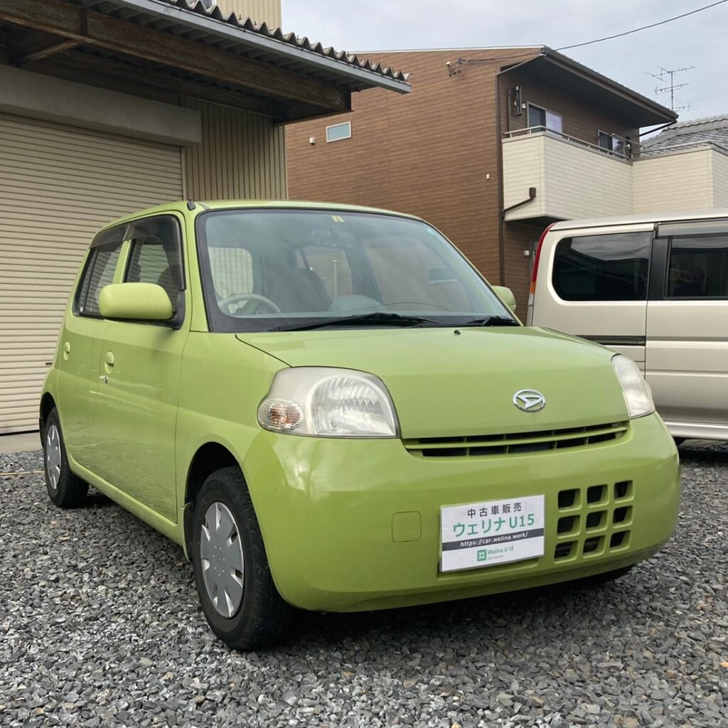 【sold】総額8.0万円 車検R4年2月 走行4万キロ台 平成19年式 ダイハツ エッセ L(L235S) 4.9万キロ 車検令和4年2月 グリーン  | 岐阜激安中古車ショップ【ウェリナU15】