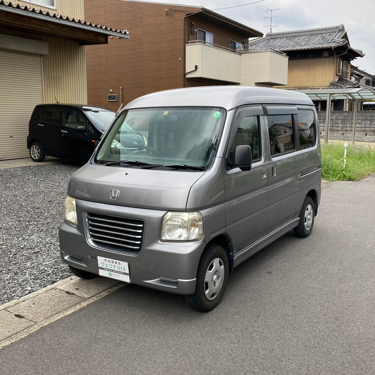 Sold 総額6 5万円 別途車検受可 人気の軽箱バン 平成18年式 ホンダ バモスホビオ プロ4wd Hj2 27 3万キロ 車検なし シルバー 岐阜激安中古車ショップ ウェリナu15