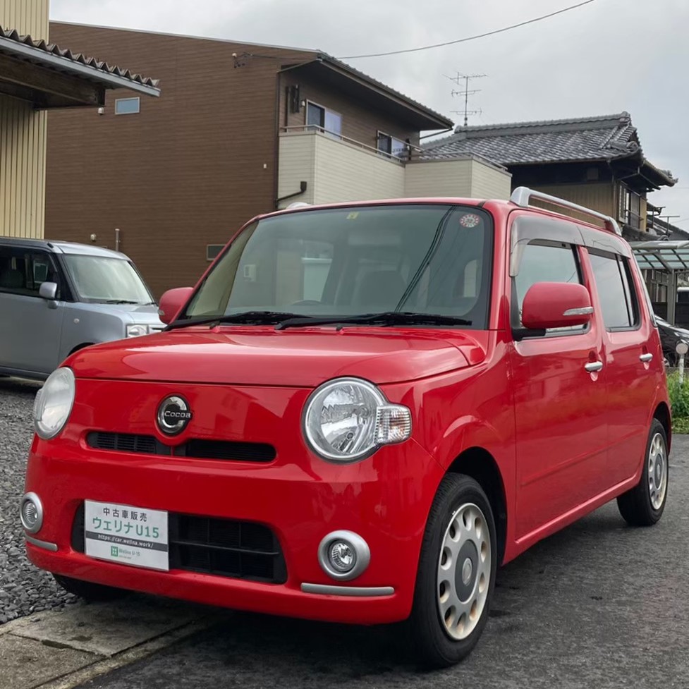 sold】総額13.0万円☆車検R5年10月☆かわいい丸目のミラココア☆平成22年式 ダイハツ ミラココア プラスX(L675S) 15.5万キロ 車検 令和5年10月 レッド | 岐阜激安中古車ショップ【ウェリナU15】