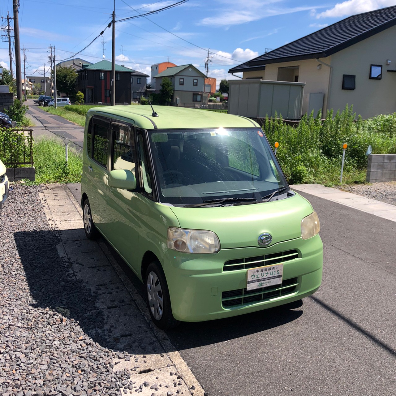 sold】訳アリ格安☆総額6.0万円☆車検R5年1月☆スライドタント☆キーレス☆Tチェーン☆ダイハツ タント L(L375S) 16.6万キロ  平成24年式 グリーン | 岐阜激安中古車ショップ【ウェリナU15】