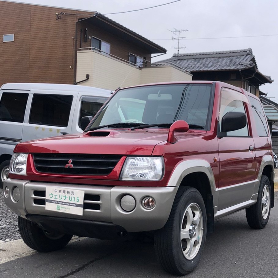 sold】総額15.0万円☆車検R7年4月☆人気の軽SUV☆4WD☆ターボ☆キーレス☆三菱 パジェロミニ V 4WD(H58A) 12.8万キロ  平成10年式 レッド | 岐阜激安中古車ショップ【ウェリナU15】