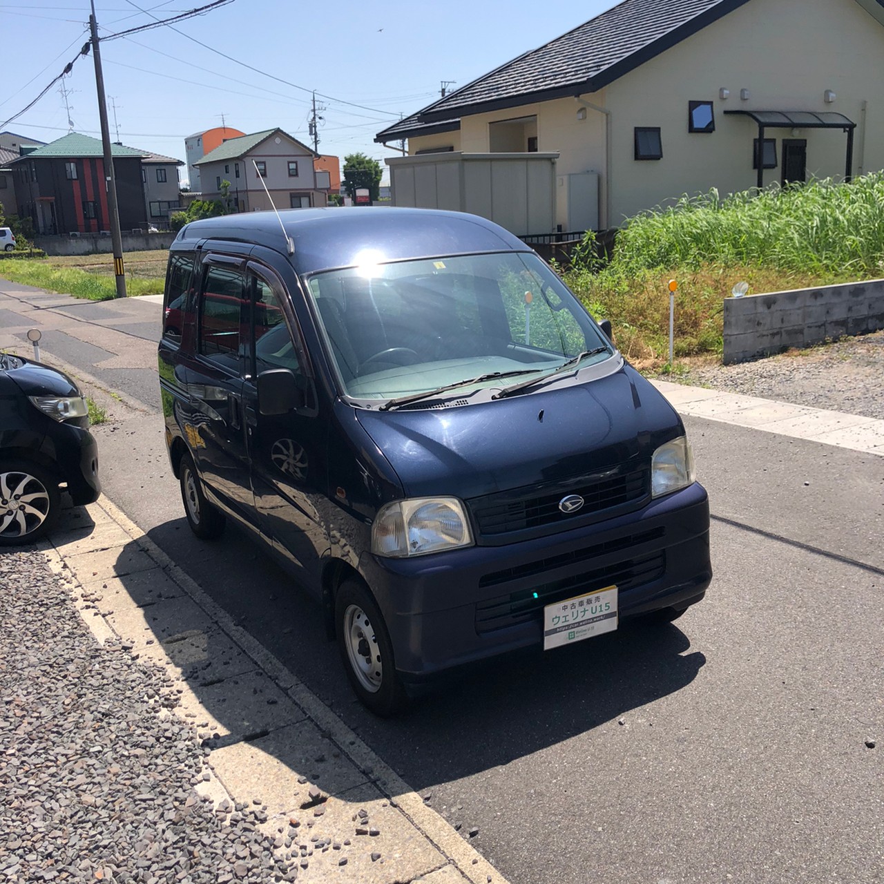 sold】総額9.9万円☆車検R5年8月☆ターボ車内フラットAT軽箱バン☆最大積載量350kg☆ダイハツ ハイゼットカーゴ DXターボ(S200V)  10.2万キロ 平成15年式 紺 | 岐阜激安中古車ショップ【ウェリナU15】