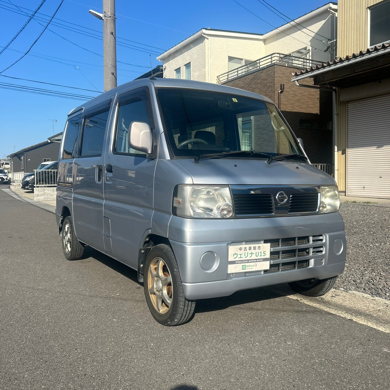 sold】総額13.0万円☆車検R8年5月☆4WD☆車内広々フラットAT軽箱バン☆日産 クリッパーバン 4WD(U72V) 14.5万キロ 平成21年式  シルバー | 岐阜激安中古車ショップ【ウェリナU15】