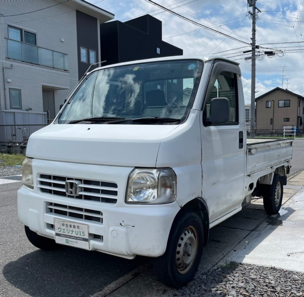 sold】総額16.5万円4WD☆軽トラ☆パワステ付☆Tベル済☆平成14年式 ホンダ アクティトラック 4WD(HA7)14.5万キロ車検令和8年9月  ホワイト | 岐阜激安中古車ショップ【ウェリナU15】