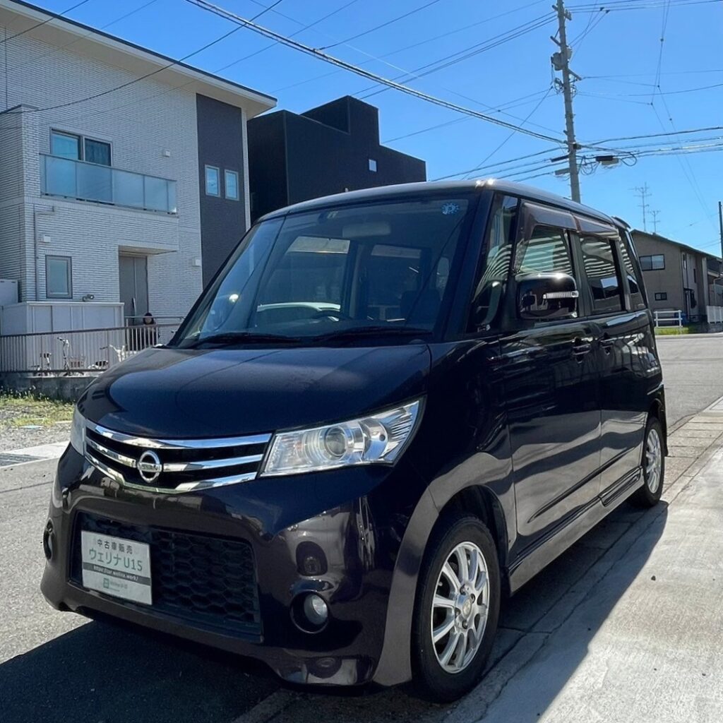 sold】総額15.0万円☆ナビTV☆Pスラ☆オートエアコン☆ETC☆平成23年式 日産ルークスハイウェイスター(ML21S)16.2万キロ車検令和8年10月  紫 | 岐阜激安中古車ショップ【ウェリナU15】